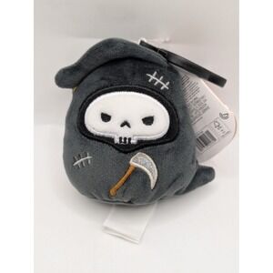 Squishmallows Otto the Grim Reaper 3.5 Inch Halloween Plush Clip On NWT Kellytoy